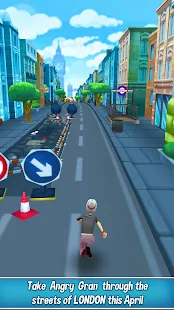 Screenshot 1 for Angry Gran Run Running Game 1.63 MOD APK