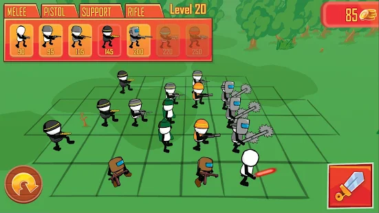Screenshot 2 for Stickman Gun Battle Simulator 1.13 MOD APK
