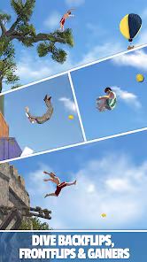 Screenshot 2 for Flip Diving 3.8.20 MOD APK Unlimited Coins