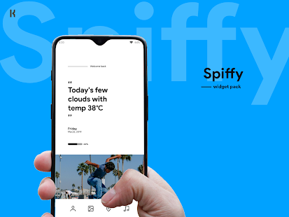 Screenshot 5 for Spiffy kwgt 9.3 Paid