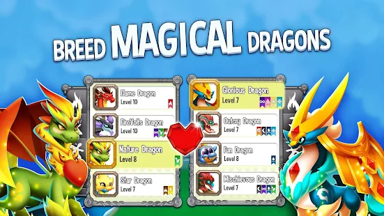 Screenshot 2 for Dragon City 9.8.3 APK + MOD (Increased chance to crit damage)
