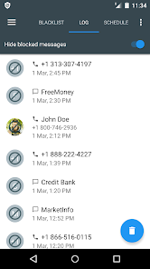Screenshot 3 for Calls Blacklist PRO 3.3.8 MOD APK Premium Unlocked