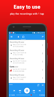 Screenshot 3 for AudioRec Voice Recorder Pro 5.3.9.10