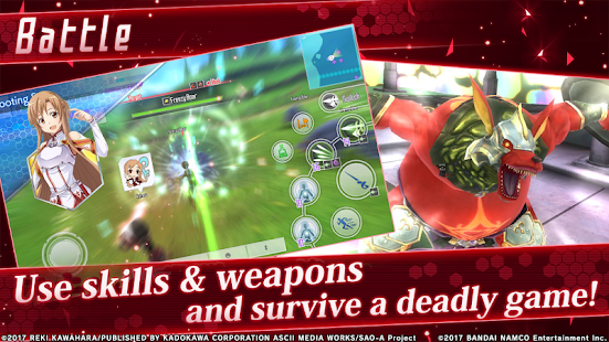 Screenshot 2 for Sword Art Online Integral Factor 1.7.6