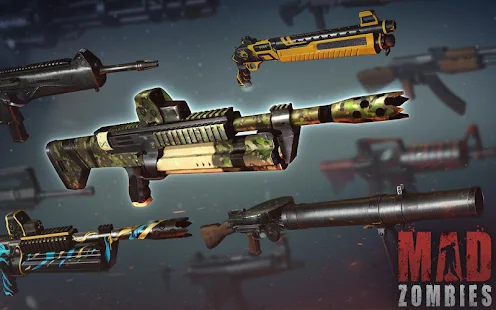 Screenshot 2 for MAD ZOMBIES Offline Zombie Games 5.14.0 MOD APK