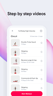 Screenshot 2 for Sweat Fitness App For Women 6.9 Subscribed