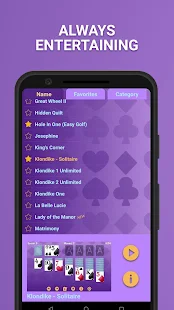 Screenshot 1 for Solitaire Free Pack 16.1.1 MOD (Full Version)