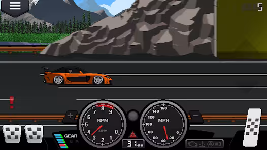 Screenshot 6 for Pixel Car Racer 1.2.5 MOD APK Unlimited Money