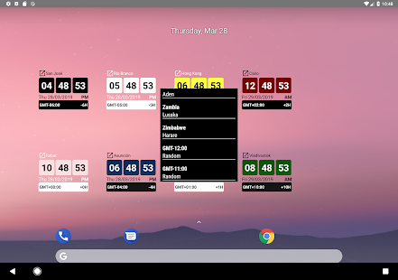 Screenshot 7 for World Clock Widget 1.10 Paid