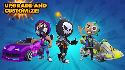Screenshot 7 for Boom Karts 1.37.0 MOD APK All Cars Unlocked, Speed