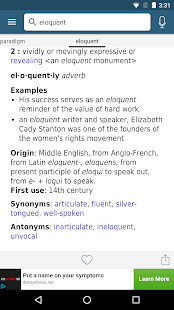 Screenshot 2 for Dictionary Merriam Webster 5.1.1 Subscribed
