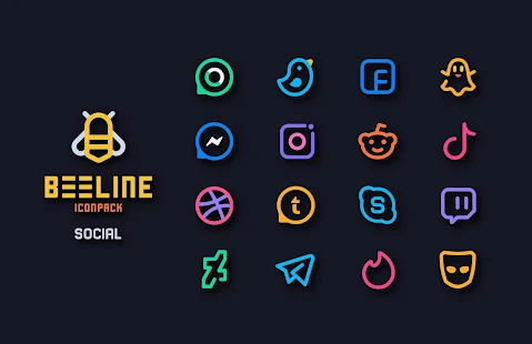 Screenshot 2 for BeeLine Icon Pack 1.0 Patched