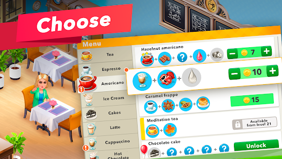 Screenshot 4 for My Cafe Restaurant game 2019.7.2 MOD APK + Data