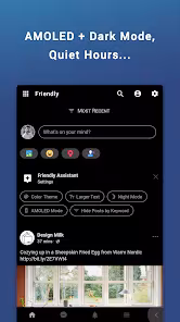 Screenshot 6 for Friendly Social Browser 8.1.2 MOD APK Premium Unlocked