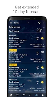 Screenshot 5 for Transparent clock weather Ad-free 3.50.2.1 Paid Subscribed Mod