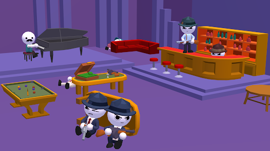 Screenshot 6 for Mafia Sniper Wars of Clans 1.6.4 MOD APK Unlimited Money