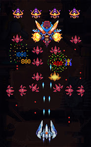Screenshot 4 for Falcon Classic Space Invaders Mod APK 100.54 Remove ads, Mod speed