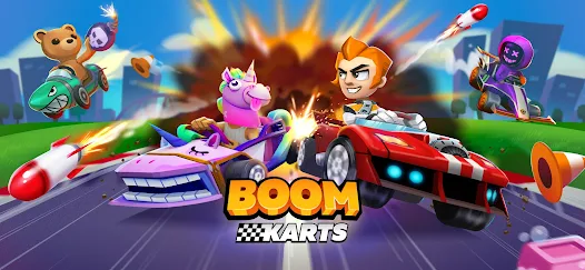 Screenshot 5 for Boom Karts 1.37.0 MOD APK All Cars Unlocked, Speed