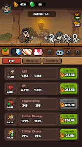 Screenshot 4 for Idle RPG Adventure Hero 1.0.26 MOD APK Menu, One Hit, God Mode