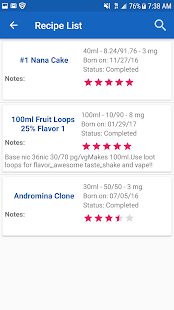 Screenshot 2 for EJuice Calculator 8.0.1.20 APK