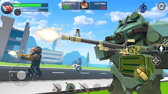 Screenshot 7 for PIXELS UNKNOWN BATTLE GROUND 1.52.02 MOD (Unlimited Money)