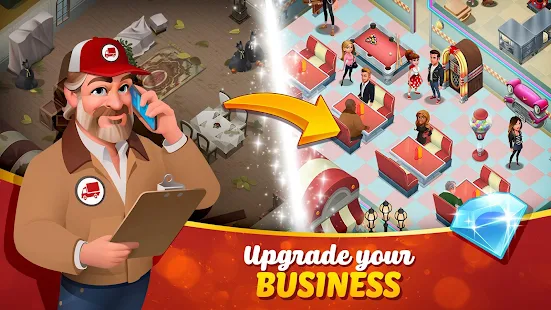Screenshot 4 for Tasty Town Cooking & Restaurant Game 1.17.25 MOD Money/Quick Cooking