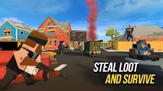 Screenshot 4 for Grand Battle Royale Pixel FPS 3.3.9 MOD APK + Data