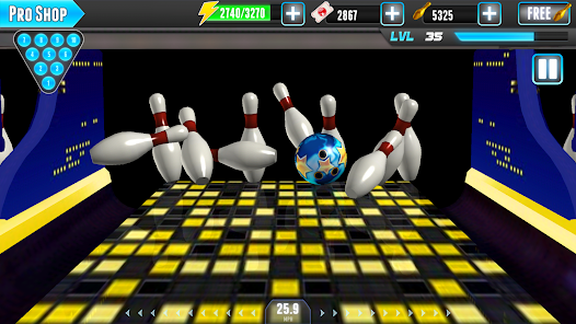 Screenshot 3 for PBA Bowling Challenge 3.8.56 MOD APK Unlimited Tickets, Pins