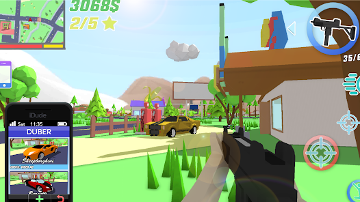 Screenshot 4 for Dude Theft Wars Offline games 0.9.0.9c2 MOD APK Unlimited Money