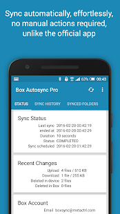 Screenshot 1 for Autosync for Box BoxSync 4.4.17 Ultimate