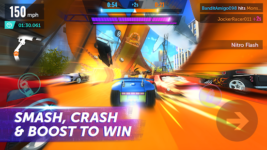 Screenshot 3 for Hot Wheels Infinite Loop 1.3.5 MOD (Speed â€‹â€‹up nitrogen filling)