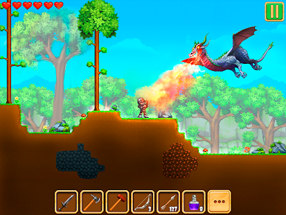Screenshot 2 for Adventaria 2D World of Craft Mining 1.2.0 MOD APK
