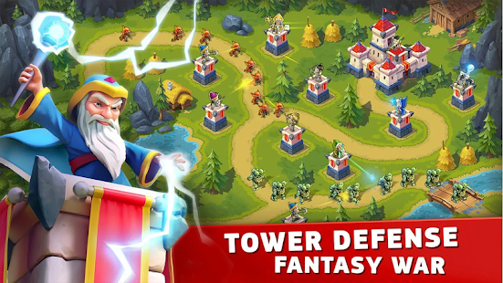 Screenshot 1 for Toy Defense Fantasy TD Strategy Game 2.14 Mod Money