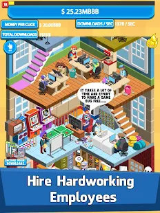 Screenshot 3 for Video Game Tycoon Idle Clicker Tap Inc Game 1.24 MOD APK