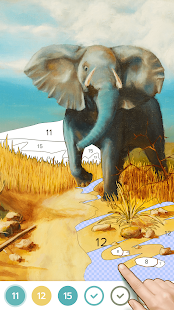 Screenshot 7 for Colorswipes Color by Number 3.8.0 MOD APK Unlimited Hints