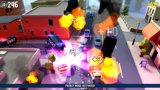 Screenshot 6 for Reckless Getaway 2 Car Chase 2.18.11 Mod APK Unlimited Money