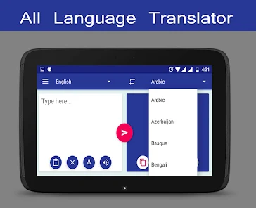 Screenshot 1 for All Language Translator 1.125 Mod APK Premium Unlocked