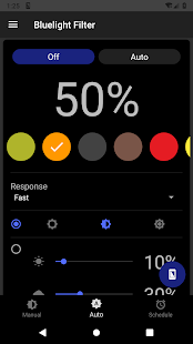 Screenshot 5 for Bluelight Filter for Eye Care Auto screen filter 3.2.5 Unlocked