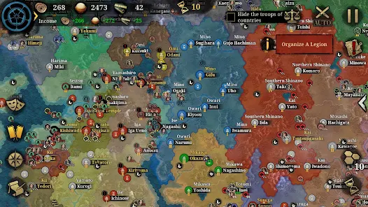 Screenshot 3 for Great Conqueror 2 Shogun 1.1.0 MOD APK Unlimited Money