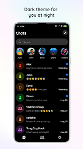 Screenshot 1 for Messenger SMS 38 MOD APK Premium Unlocked