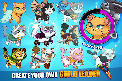 Screenshot 7 for Castle Cats Idle Hero RPG 2.10.1 MOD (Free Shopping)