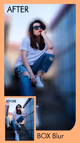Screenshot 6 for Blur Photo Editor 6.0 APK MOD Premium Unlocked