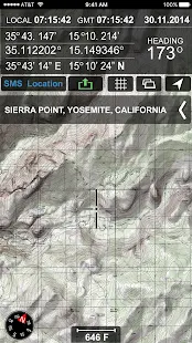 Screenshot 3 for Compass GPS Pro  Military Compass with camera Premium 2.2