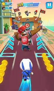 Screenshot 2 for Talking Tom Hero Dash 1.9.2.1108 Mod Money