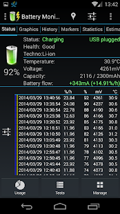 Screenshot 3 for 3C Battery Monitor Widget Pro 4.0d Mod