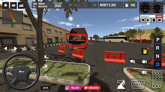 Screenshot 4 for IDBS Bus Simulator MOD APK