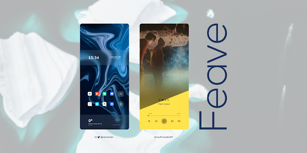 Screenshot 3 for Frosty for KLWP 2020.Feb.10.23