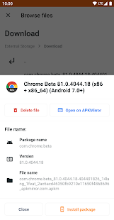 Screenshot 2 for APKMirror Installer Official 1.2.2 Ad Free