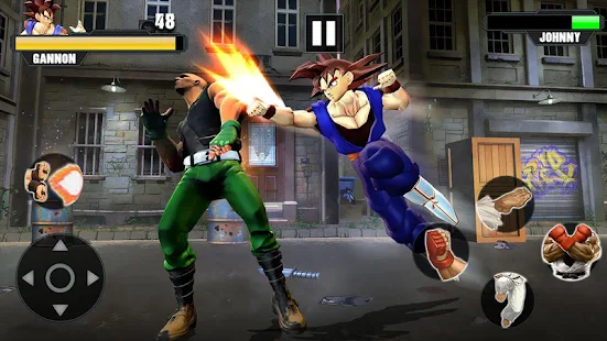 Screenshot 1 for Super Goku Fighting Legend Street Revenge Fight 1.8 MOD APK
