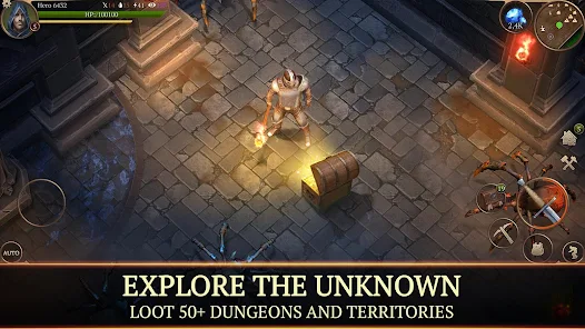 Screenshot 4 for Stormfall Saga of Survival 1.15.0 MOD APK Dumb Enemies